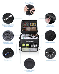BAIXIXIG close-up of shoe compartment with wipe-clean lining for easy maintenance
