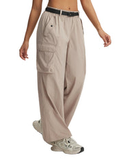 baleaf front view khaki pants showing relaxed fit and leg shape for versatile wear