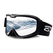 BangLong front view of black and silver goggles showing sleek design and protection
