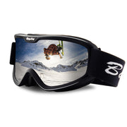 BangLong front view of black goggles showing shape and fit benefit