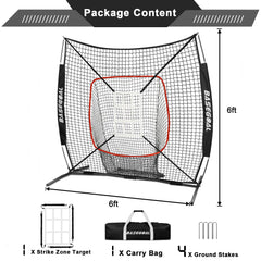 BaseGoal strike zone attachment highlighted to improve pitching and hitting focus