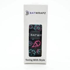 BatWrapz Graffiti close-up of textured surface for improved grip