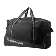 Bauer front view showing compact black neon bag and easy-access benefits