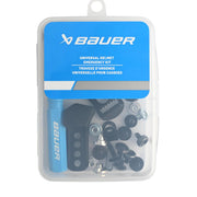 Bauer front view of kit packaging showing organized parts and easy storage benefit