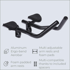 BBB side profile illustrating ergo-bend for aerodynamic posture