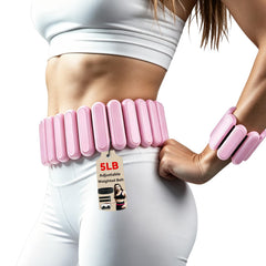BBK front view of weighted belt showing buckle and fit for secure support