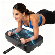 BBLD vibration plate front view showing control panel and compact design for home convenience