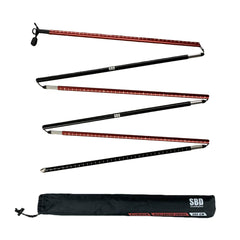 260 cm SnowBigDeal aluminum probe assembled to full length with depth markings for precise locating