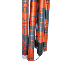BCA Stealth 270 collapsed in pack for compact carry and lightweight touring