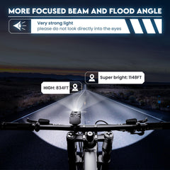 BCOIIUE mounted on handlebar with quick-release Garmin-compatible bracket benefit