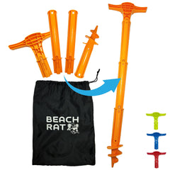 Beach Rat neon orange anchor front packaging shows bright visibility benefit