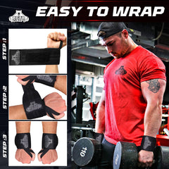 Bear Grips internal elastic band detail demonstrating multi-band compression for stabilized wrists