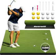 Bearwill front view of mat showing full 5ft x 5ft hitting area and durable surface