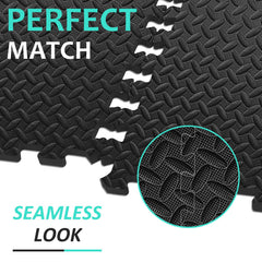 BEAUTYOVO interlock edge detail showing tight fit and durable seam protection