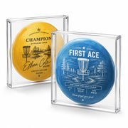Beeveer front view of two clear cases showing tidy presentation and protection