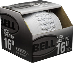 BELL tire mounted on child's bike in park showing safe, confident ride benefit