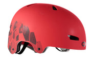 Bell Ollie front profile helmet showing secure fit and red armor finish for confidence