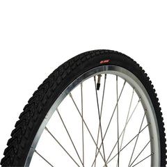 Bell close-up of optimized comfort tread providing smooth rolling and secure traction