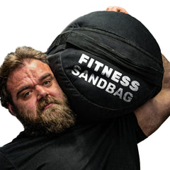 Bells of Steel front view showing full sandbag and versatile handles for varied exercises