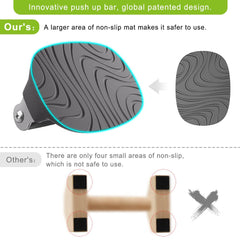 BeneLabel underside rubber pad detail providing anti-slip stability on floors