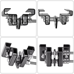BeneLabel closeup of double bolt and metal plate giving extra stability benefit