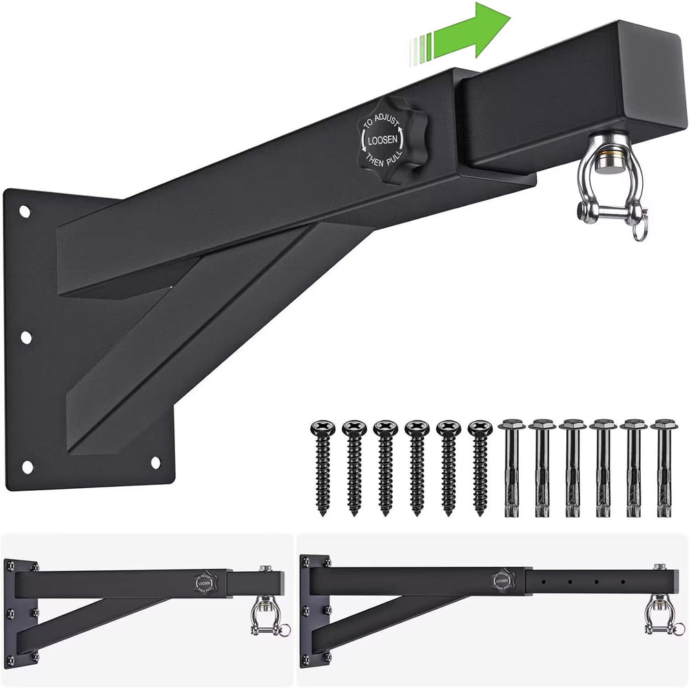 BeneLabel front view of wall mount bracket showing sturdy design and secure hold