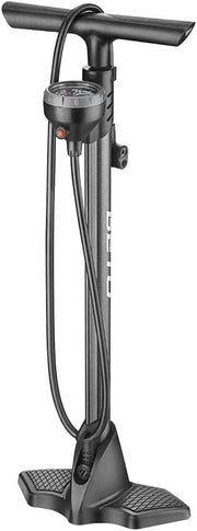 Beto pump front view showing stable base and overall build benefit: steady inflation