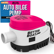Better Boat front view of pump showing compact design and easy placement