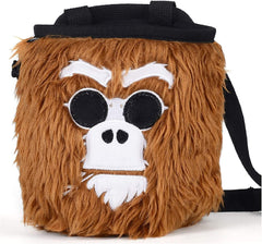 BG Climbing monkey chalk bag front view showing playful design and portability