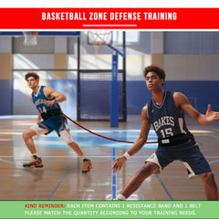 bibahala training kit in use with two players practicing coordinated defensive movement