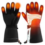 BietrunPro front view of packaged heated gloves showing included items and warmth