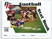 Big Red Scorebooks front cover view showing clear game sections and durable backing for reliable note-taking