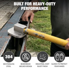 BIHAIT close-up of welded joint highlighting strong construction and longevity benefit