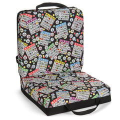Bingo Innovation front view showing classic bingo pattern and comfy contours