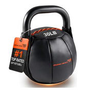 BIONIC BODY soft kettlebell front view showing shape and weight, protects floors