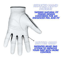 Bionic glove finger pre-rotation detail highlighting ergonomic shaping for consistent contact