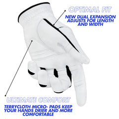 Bionic glove palm pad detail showing reinforced pad for even pressure and longer durability