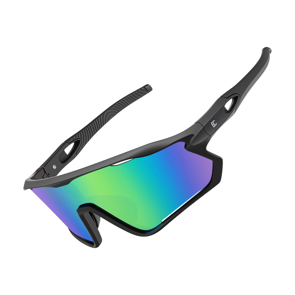 BIRCEN front view showing wraparound lenses and clear peripheral protection