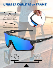 BIRCEN polarized lens detail showing glare reduction benefit