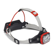 BLACK DIAMOND front view showing compact headlamp and bright lens for confident visibility