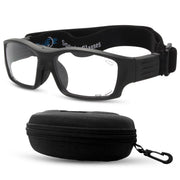 BLUE CUT front view goggles showing full wraparound protection and clear vision