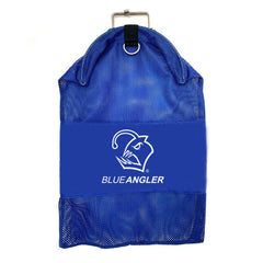 BlueAngler front view mesh bag showing full capacity and easy carry benefit