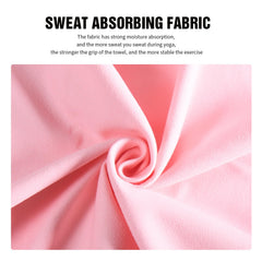 BLWBTDRA full-length towel laid on mat illustrating complete 72x26 inch coverage and stability