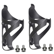 BNVB front view of carbon bottle cage showing sleek profile and weight savings