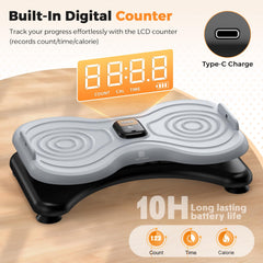BODYWAKER LCD display and controls offering count time and calorie feedback