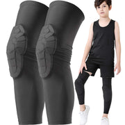 Bohope front view leg sleeves showing full coverage and clean fit for comfort