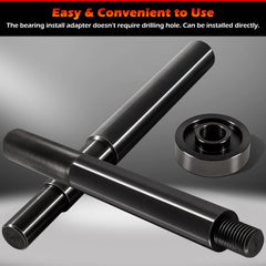 Bonbo seal detail showing install adapter seating the drive shaft seal cleanly