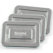 Booche front view showing slim reusable ice pack and space-saving benefit