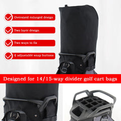 BOYEAGOLF close-up of 1680D nylon texture for durable weather protection