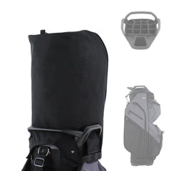 BOYEAGOLF front view of oversized rain cover showing full bag protection